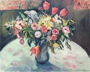 Tulipány a Marguerites