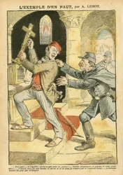 Ilustrace Achille Lemot (1846-1909) v Le Pelerin