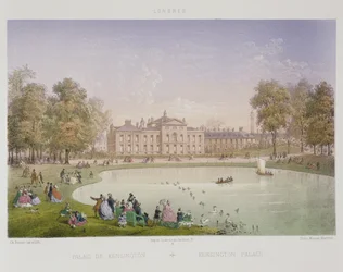 Kensingtonský palác, kolem roku 1862