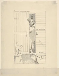 Průchod přes Baltimore z Konfederačních válečných leptů, 1861-63.