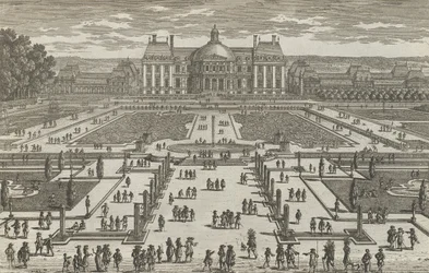 Pohled na Vaux-Le-Vicomte, 1680s., 1680s.