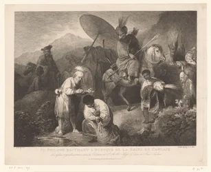 De doop van de kamerling door Philippus Svatý Filip křtí eunucha královny Candace (titul na předmětu)
