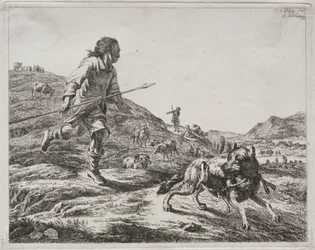Pastýř honí vlka, 1803.