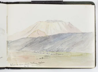 Náčrt akvarelů, kreseb a poznámek, Mexiko, 1896-1898 (akvarel)