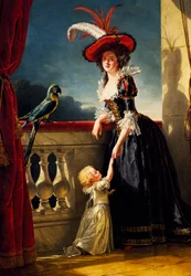 Portrét Adelaide de Bourbon, Adelaide Labille-Guiard, malba
