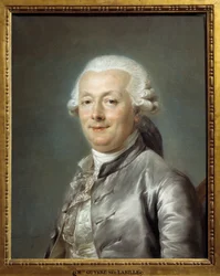 Portrait of Jean Jacques Bachelier (1724-1806) French painter. Painting by Adelaide Labille-Guiard (Labille Guiard