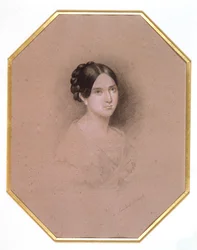 Portrét Leopoldine Hugo (1824-43) (kresba)
