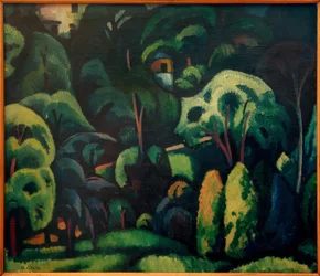 A. Erbslöh, Velký park v Calenbergu / Malba, 1912