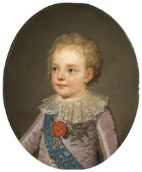 Louis Joseph Xavier François de Bourbon (1781-1789), francouzský dauphin, od Adolfa Ulrika Wertmüllera (1751-1811)