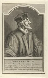 Portrét Jana Husa, kolem roku 1710