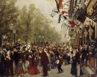 Odjezd krále Viléma I. k armádě 31. července 1870