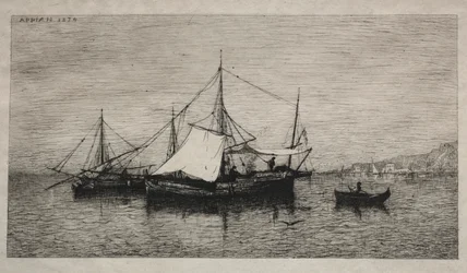 Lodě kabotážních pobřeží Itálie, 1874.