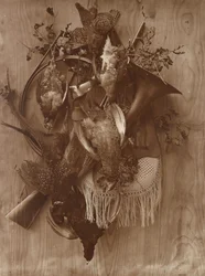 Bažant a tetřev, asi 1865