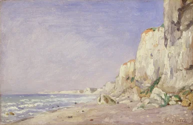 Útesy u Dieppe, 1862