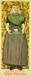 Reprodukce reklamního plakátu „Van Houten Cocoa“, 1893