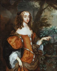 Portrét Marie, královské princezny a princezny Oranžské (olej na plátně)