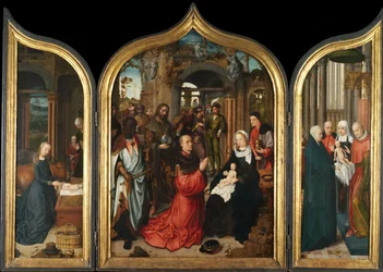 Narození Páně, Klanění tří králů, Představení v chrámu, 1510-12.