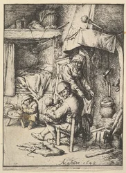 Otec krmí své dítě, 1610-85.