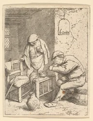 Kuřák a piják, 1682 .