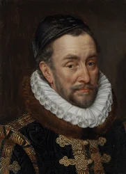 Vilém I., princ z Oranje, kolem roku 1579 (olej na panelu)
