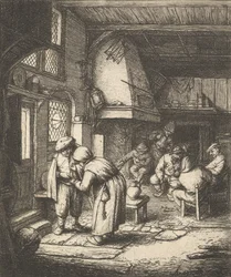 Rolník platící svůj účet, 1610-85.