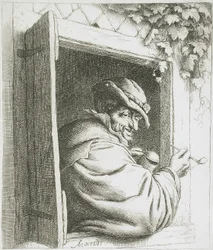 Kuřák u okna