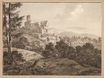 Pohled na hrad Gnandstein