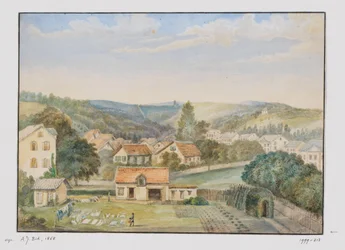 Pohled na Soden-am-Taunus, Německo