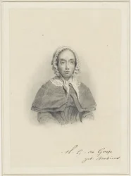 Portrét Marie Geertruidy de Goeje-Barbiers