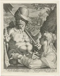 Kristus se zjevuje jako zahradník Marii Magdaleně (Noli mi tangere)
