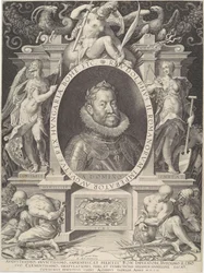 Portrét Rudolfa II., 1603.