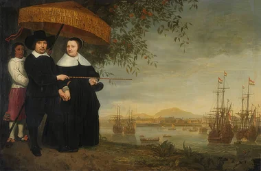 Obchodník Nizozemské východoindické společnosti (VOC). Kolem roku 1640-60