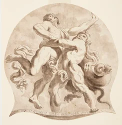 Herkules a Antaeus