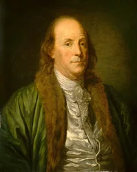 Benjamin Franklin, podle Jeana-Baptisty Greuzeho