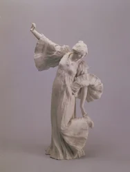 Tanečnice, ze středu stolu, Sevres, 1900 (sušenka)
