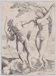 Apollo a Daphne z roku 1518.