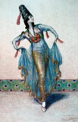 Portrét Anny Pavlovové Russiandancer