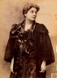 Eleonora Duse , italská herečka, 1896