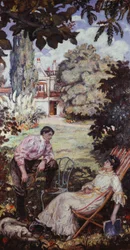 Rozhovor v zahradě (La Conversation au Jardin)