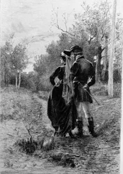 Ilustrace románu „Madame Bovary“ od Gustava Flauberta (1821-1880). Ilustrace Albert Fourie (1854-1937).