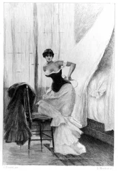 Madame Bovary od Gustava Flauberta, ilustrace Albert Fourié