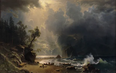 Puget Sound na pobřeží Tichého oceánu, 1870
