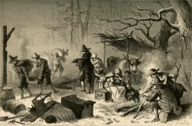 Angličtí osadníci v Americe, 1877.