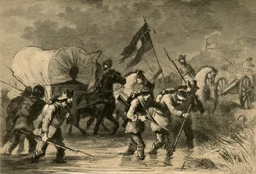 Lees Retreat po bitvě u Gettysburgu, 1878.