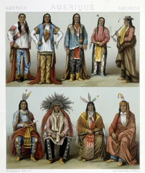 Ilustrace v „Historickém kostýmu“ od Racinet