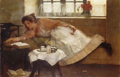 Odpočinek na čaj, 1892
