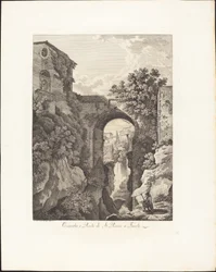 Vodopád a Ponte di San Rocco v Tivoli