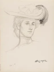 Žena s kloboukem (Mme Flore Deschamps)
