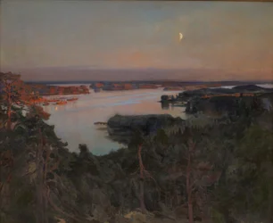 Letní večer, Haikův fjord
