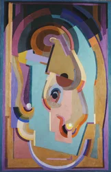 Fialové a zelené složení; Composition Violet et Vert